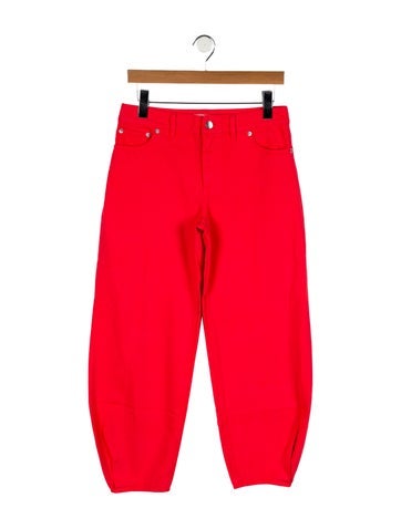 Tibi Jeans Mid-Rise Straight Leg XS