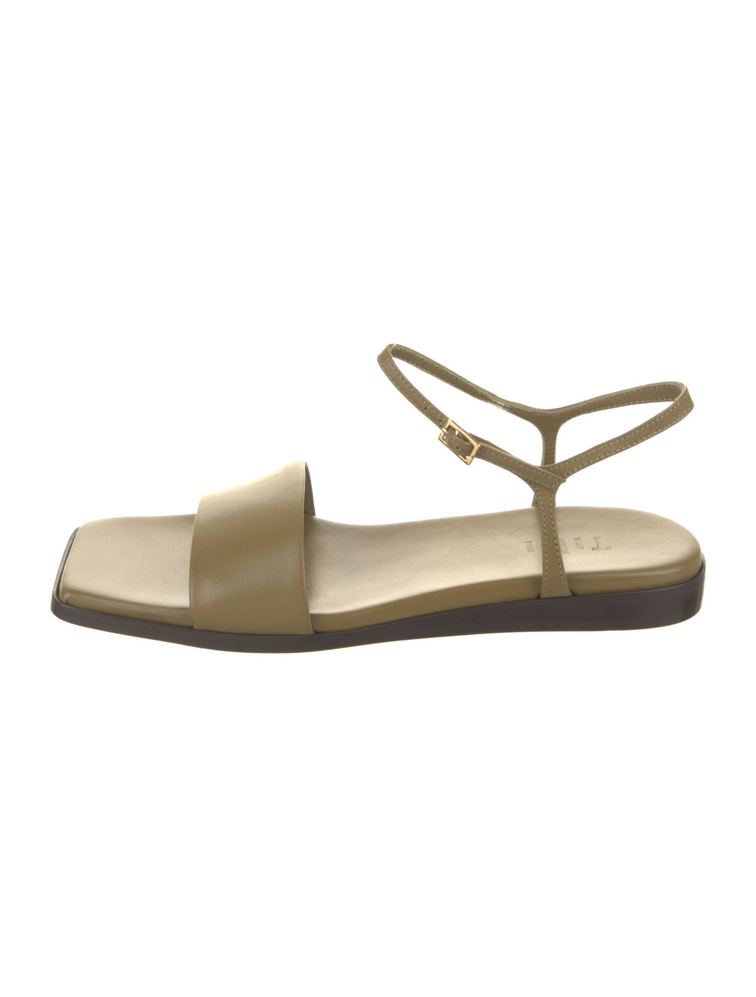 Tibi Leather Slides