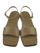 Tibi Leather Slides