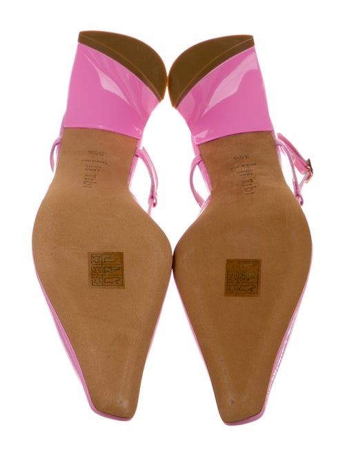 Tibi Patent Leather Slingback Pumps