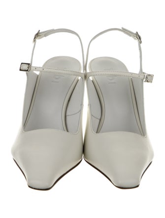 Tibi Leather Slingback Pumps