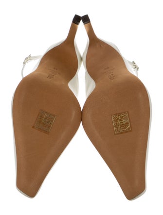 Tibi Leather Slingback Pumps