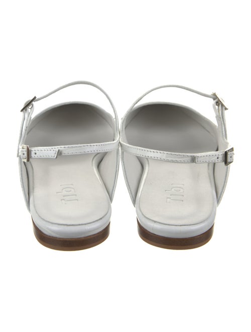 Tibi Leather Slingback Flats