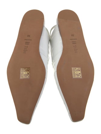 Tibi Leather Slingback Flats