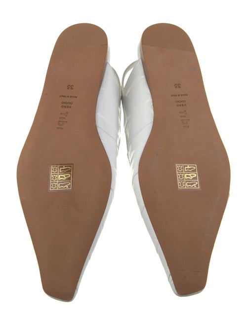 Tibi Leather Slingback Flats