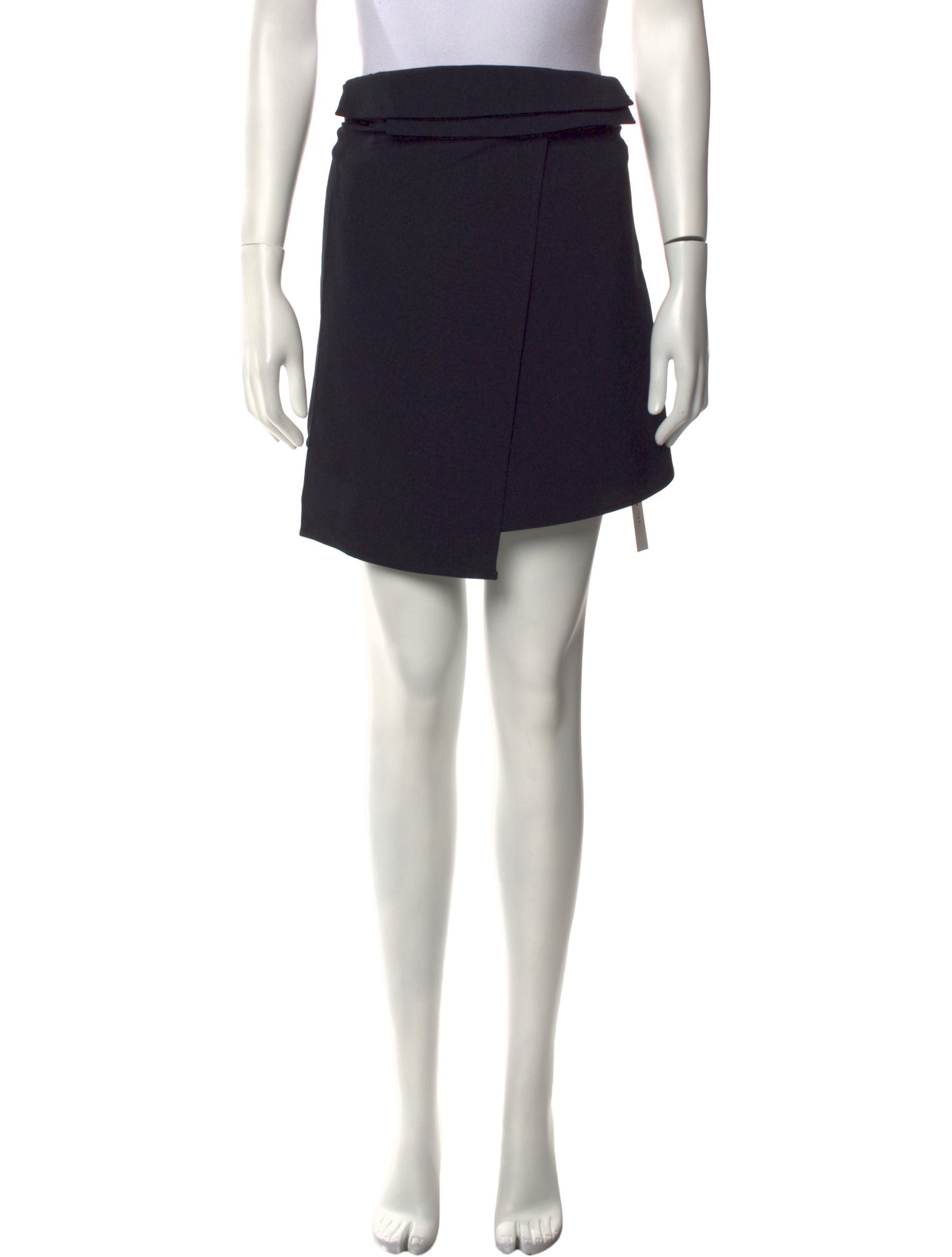 Tibi Pleated Accents Mini Skirt