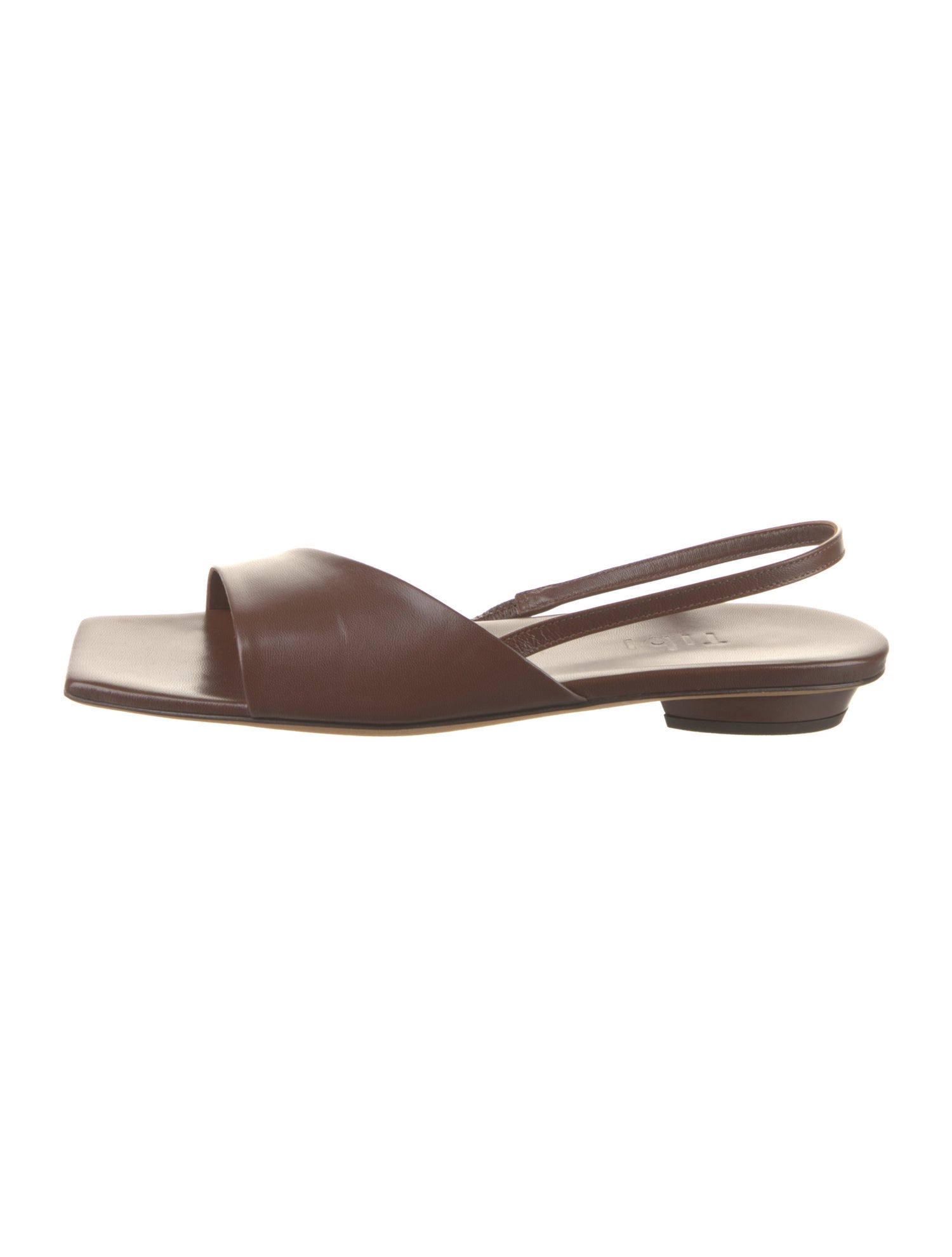 Tibi Leather Slingback Sandals