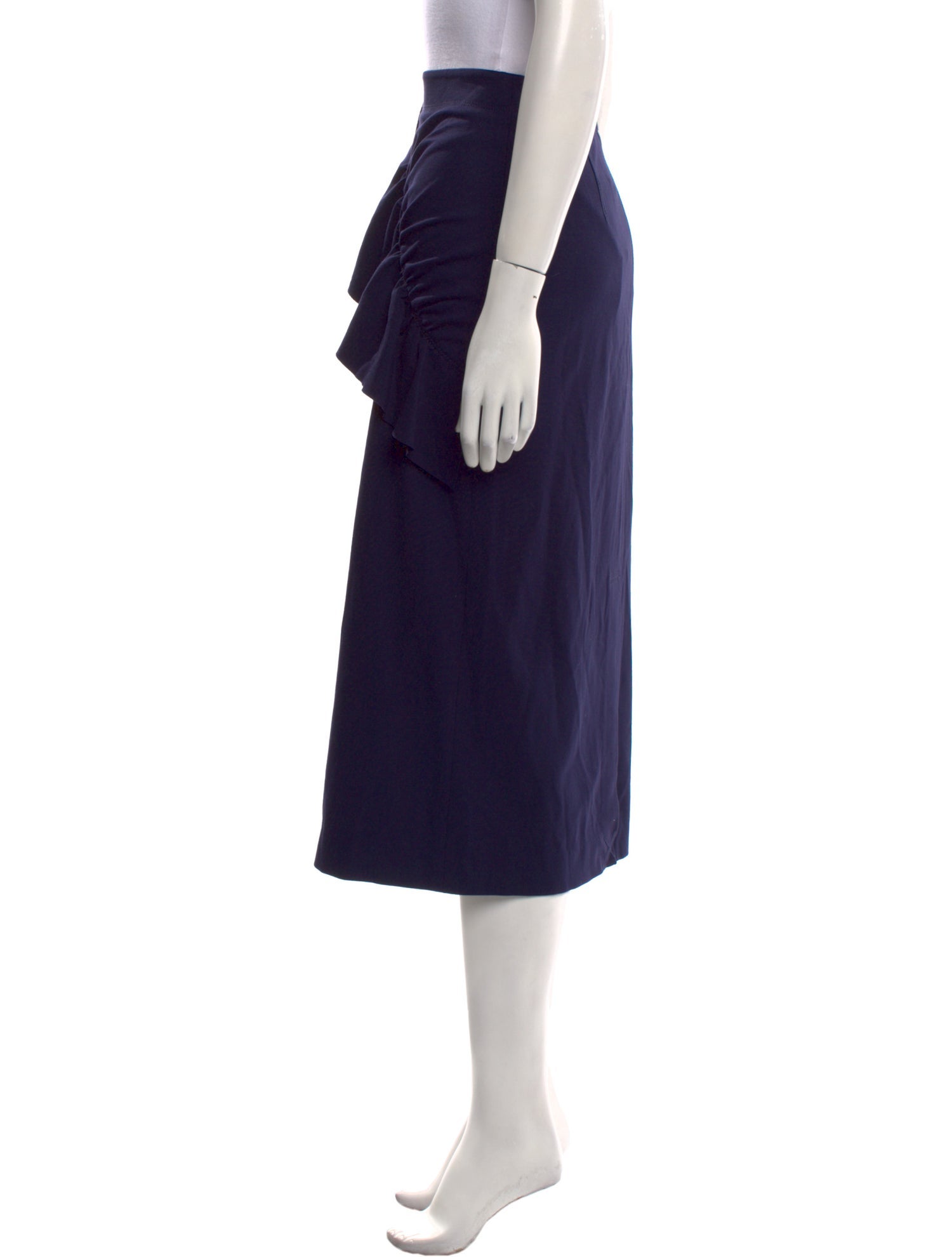 Tibi Ruffle Embellishment Midi Length Skirt