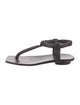 Tibi Leather T-Strap Sandals