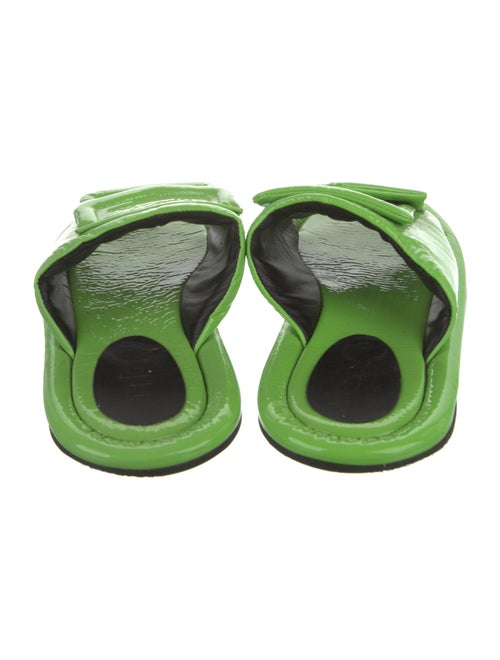 Tibi Patent Leather Slides