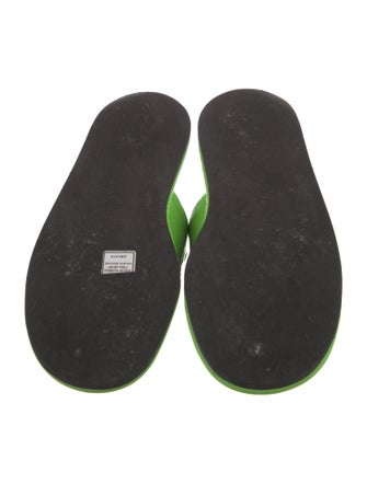 Tibi Patent Leather Slides