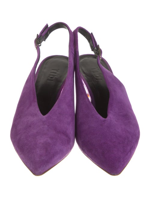 Tibi Suede Slingback Pumps