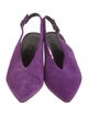 Tibi Suede Slingback Pumps