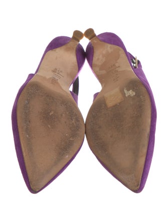 Tibi Suede Slingback Pumps