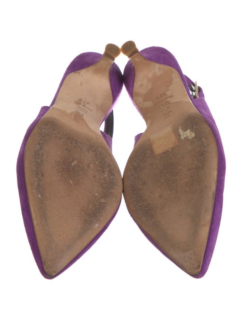 Tibi Suede Slingback Pumps