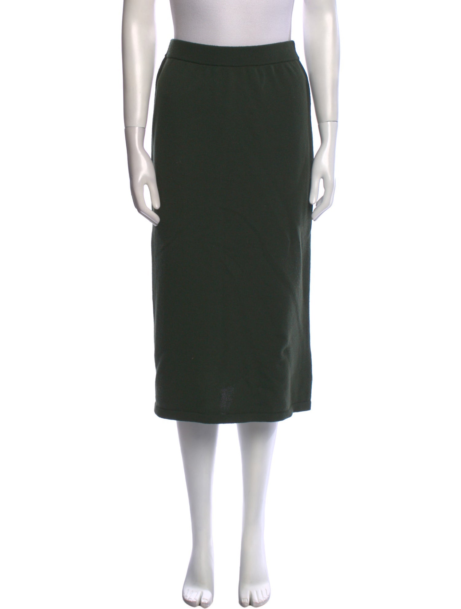 Tibi Cashmere Knee-Length Skirt