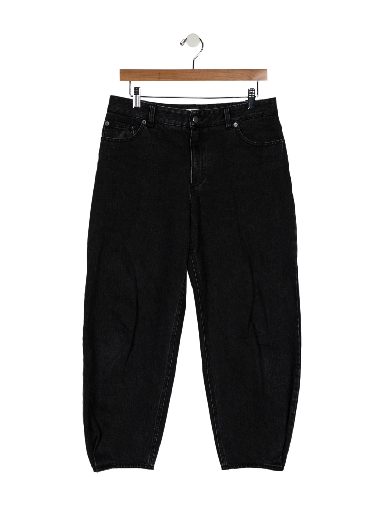 Tibi Mid-Rise Straight Leg Jeans