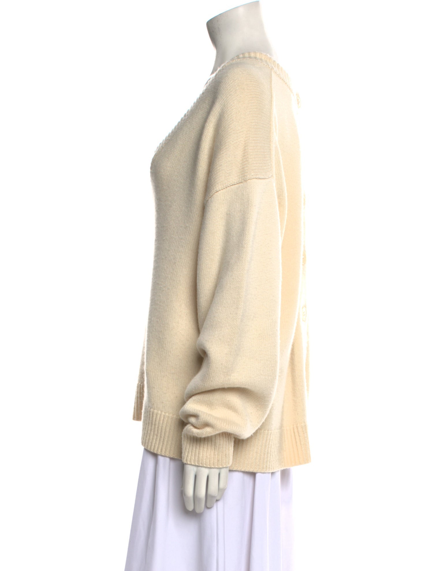 Tibi Cashmere V-Neck Sweater