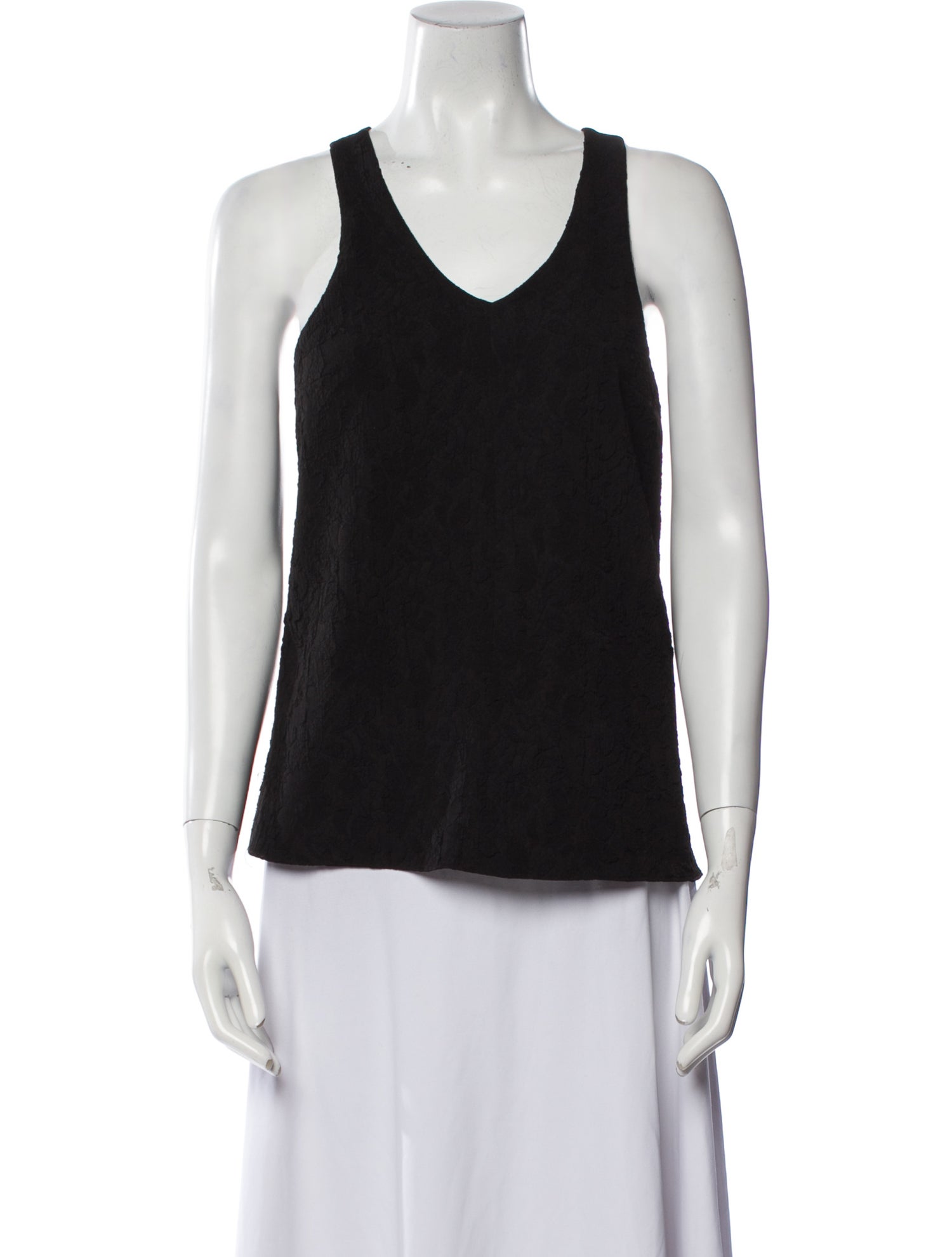 Tibi V-Neck Sleeveless Top