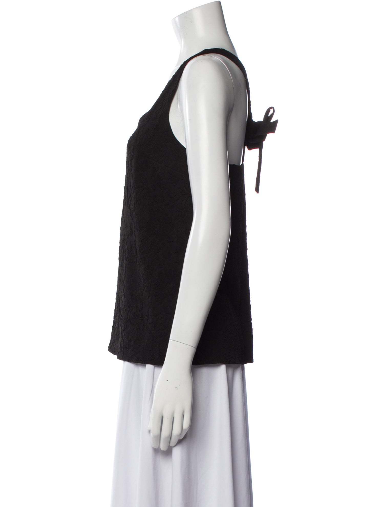 Tibi V-Neck Sleeveless Top