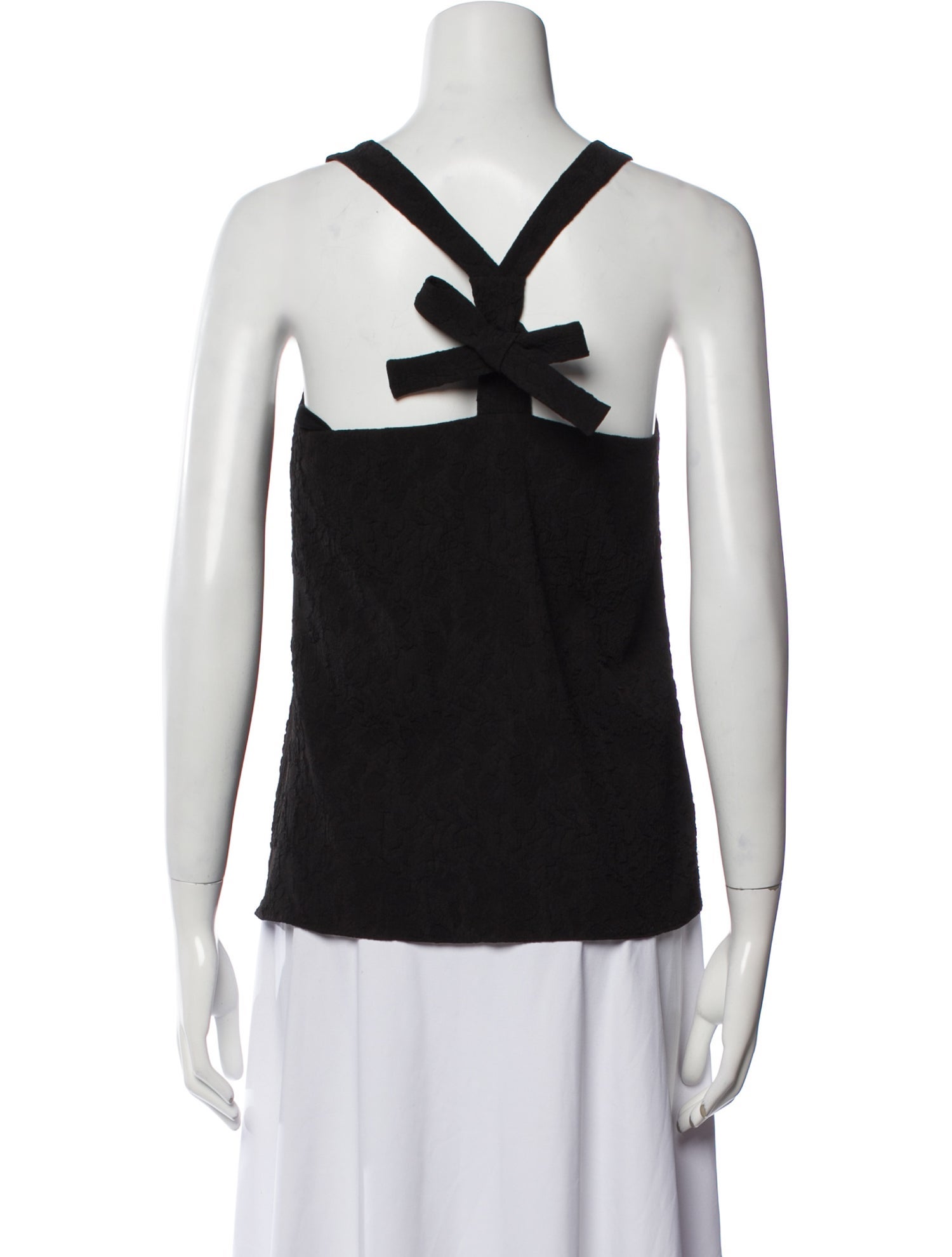 Tibi V-Neck Sleeveless Top