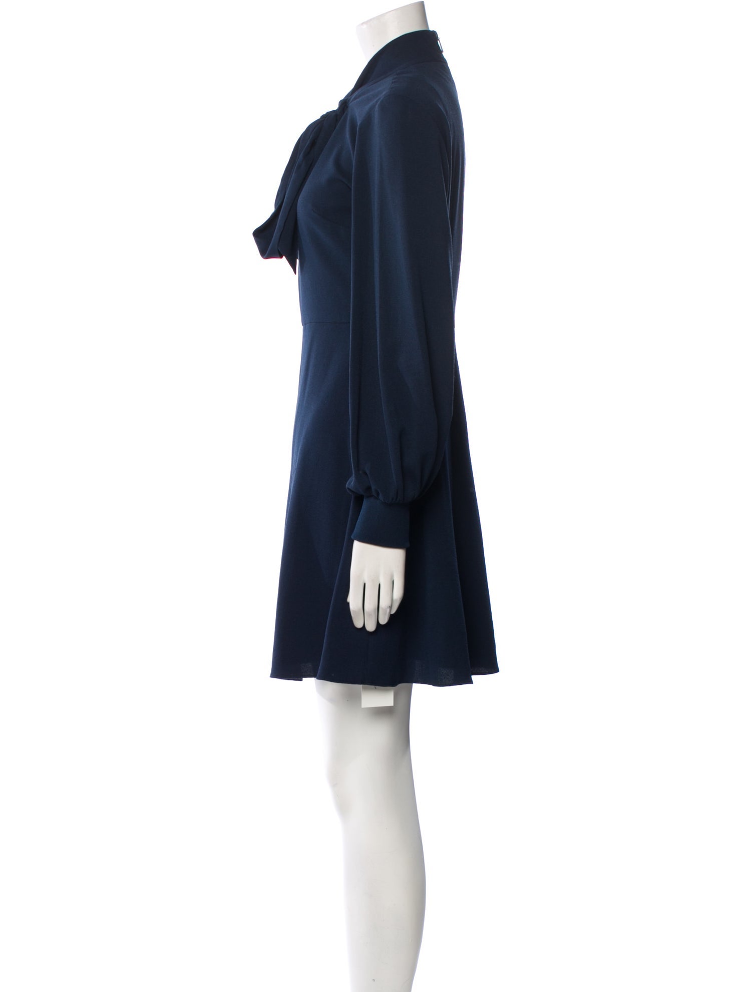 Tibi Mock Neck Mini Dress