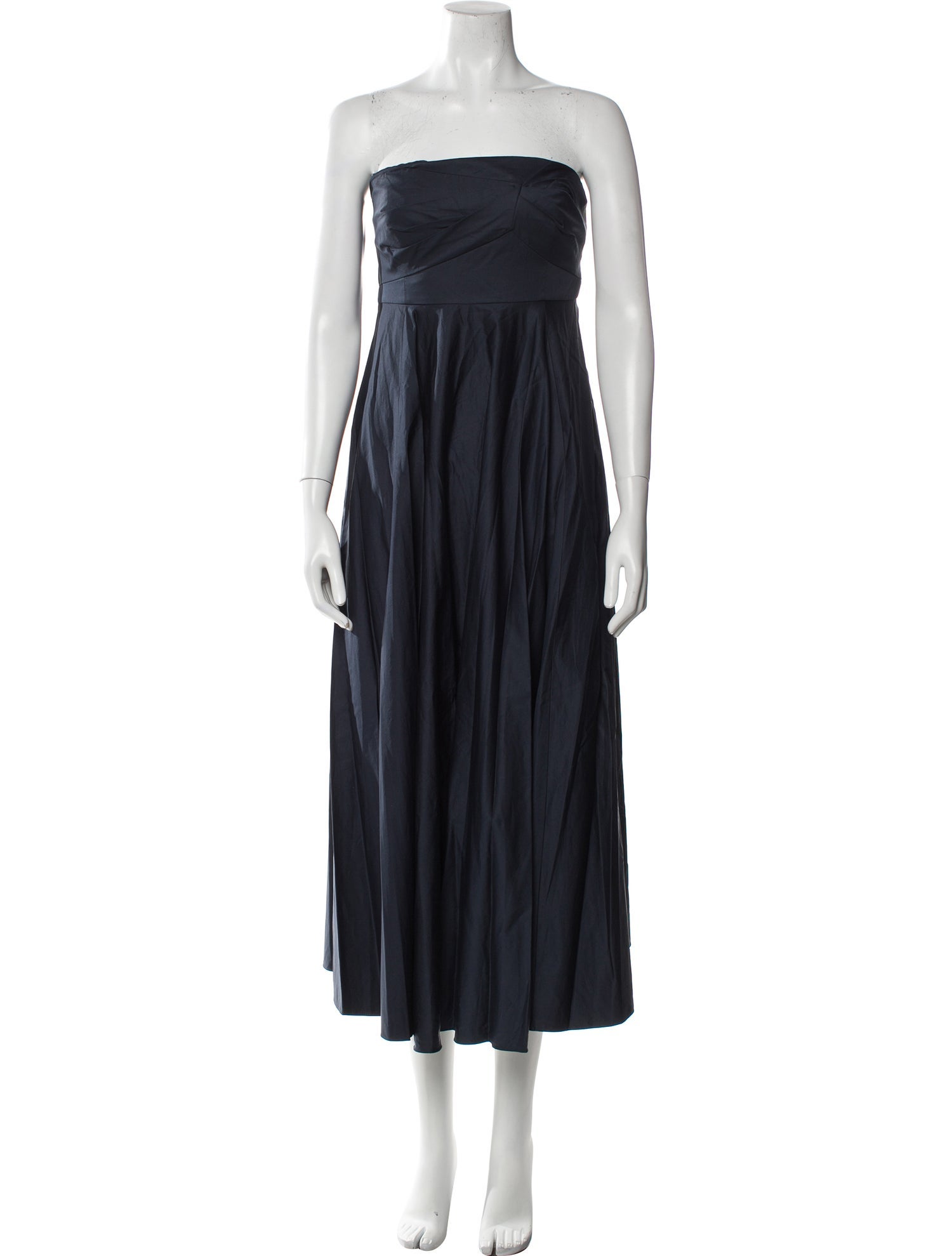 Tibi Strapless Midi Length Dress