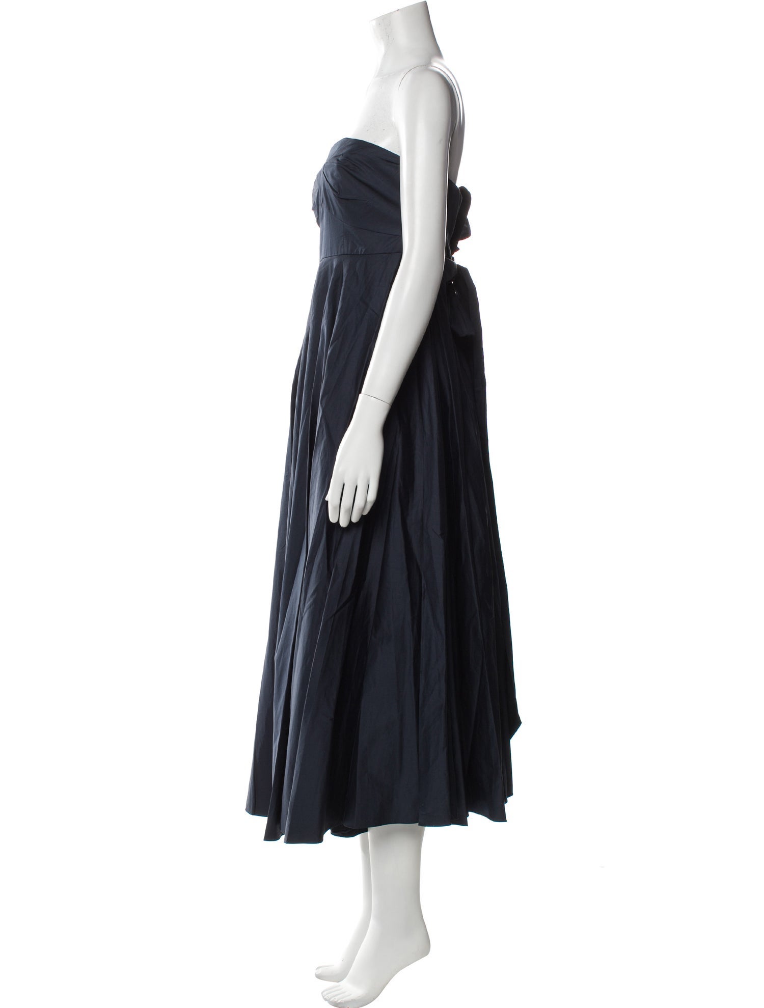 Tibi Strapless Midi Length Dress