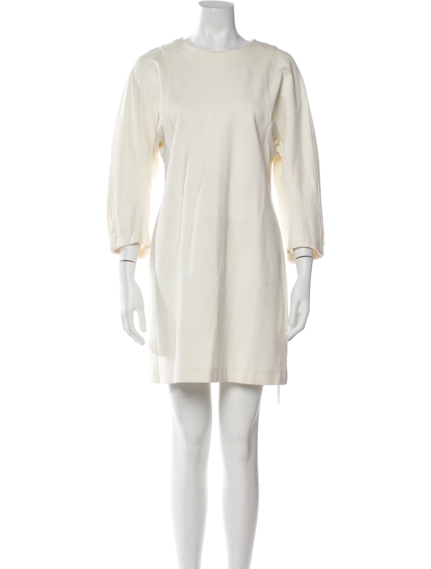 Tibi Bateau Neckline Mini Dress