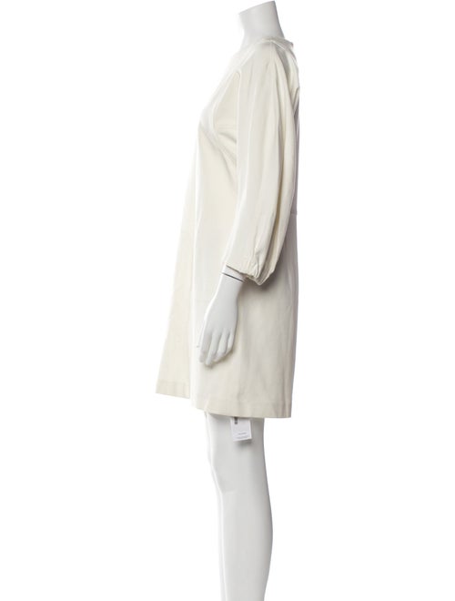 Tibi Bateau Neckline Mini Dress