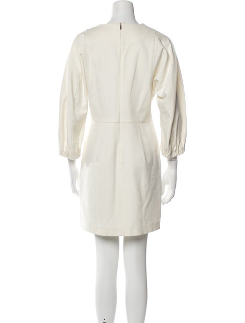 Tibi Bateau Neckline Mini Dress