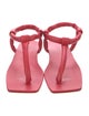 Tibi Aston Leather T-Strap Sandals