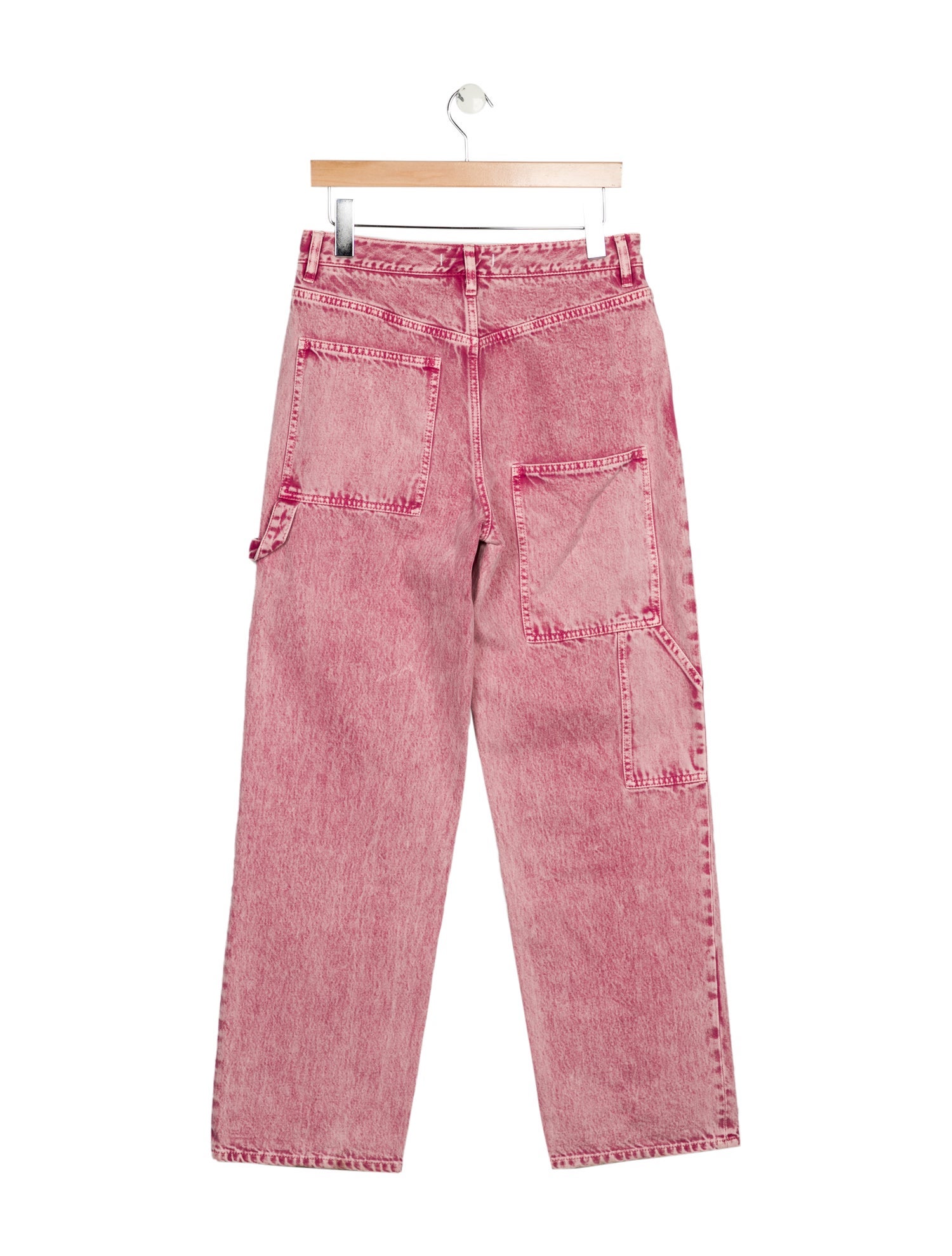 Tibi High-Rise Wide Leg Jeans