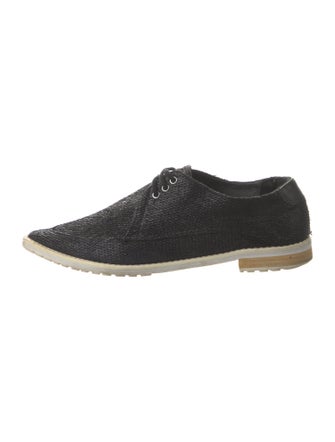 Tibi Raffia Oxfords