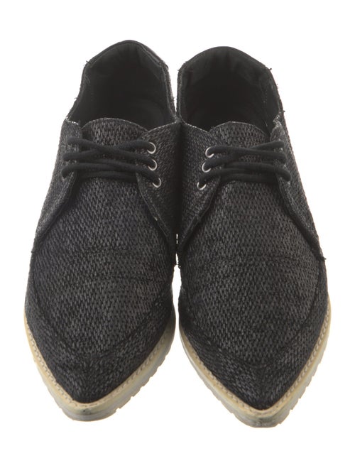 Tibi Raffia Oxfords