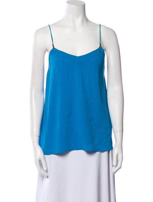 Tibi Square Neckline Sleeveless Top