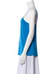 Tibi Square Neckline Sleeveless Top