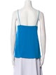 Tibi Square Neckline Sleeveless Top