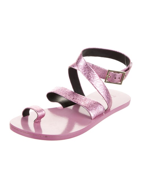 Tibi Leather Gladiator Sandals