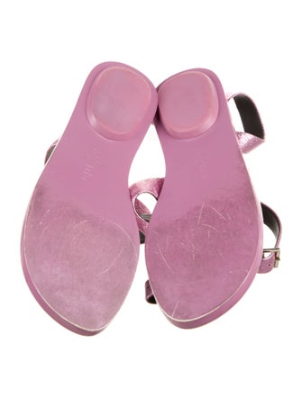 Tibi Leather Gladiator Sandals