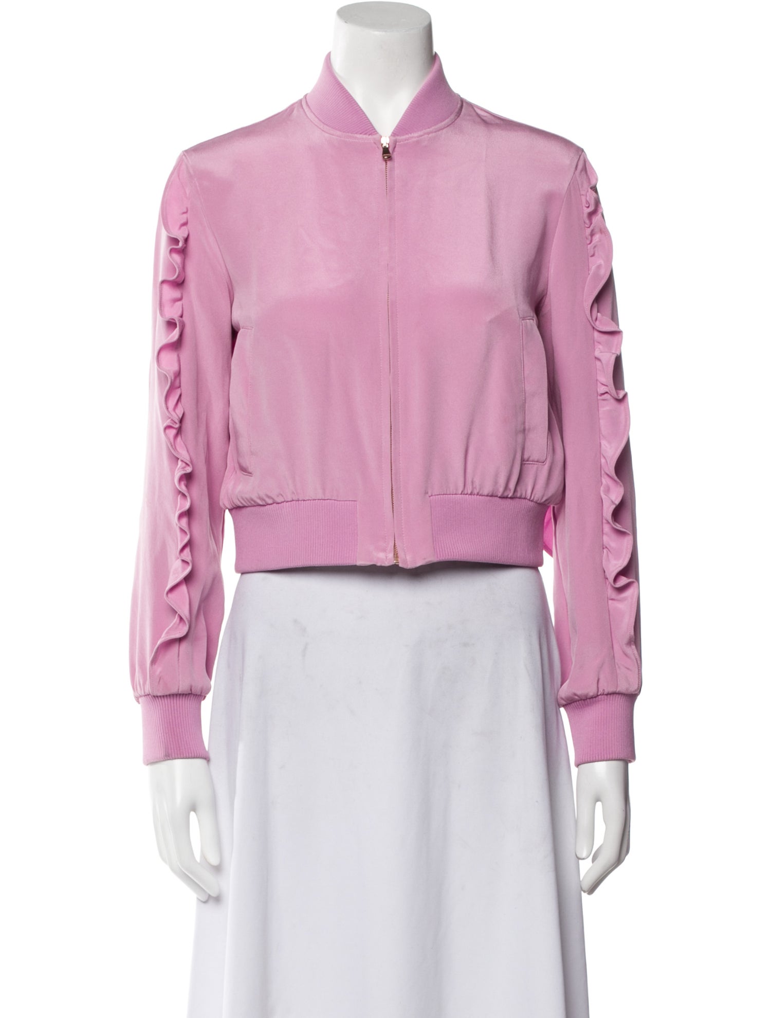 Tibi Silk Bomber Jacket