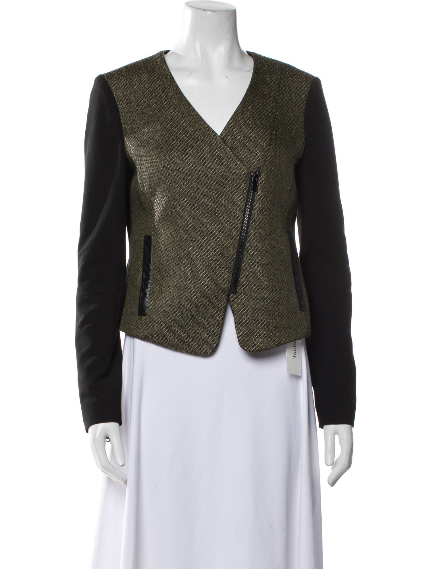 Tibi Tweed Pattern Evening Jacket