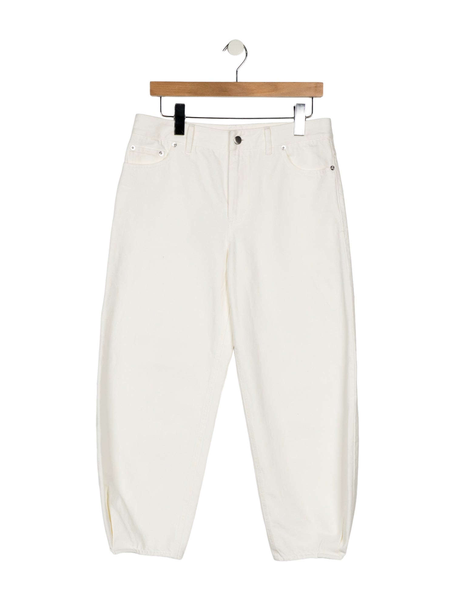 Tibi Mid-Rise Straight Leg Jeans