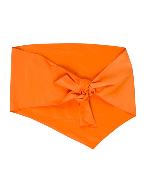 Tibi Strapless Crop Top