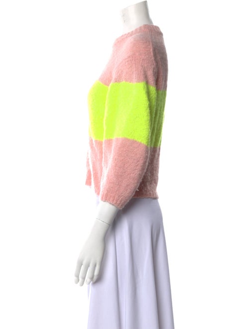 Tibi Alpaca Striped Sweater