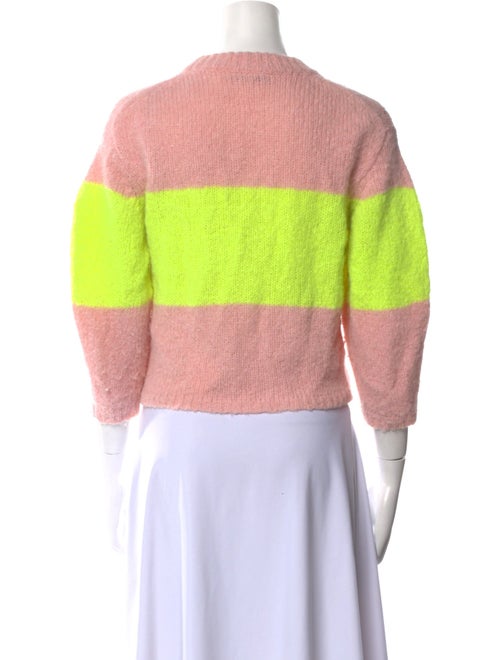 Tibi Alpaca Striped Sweater