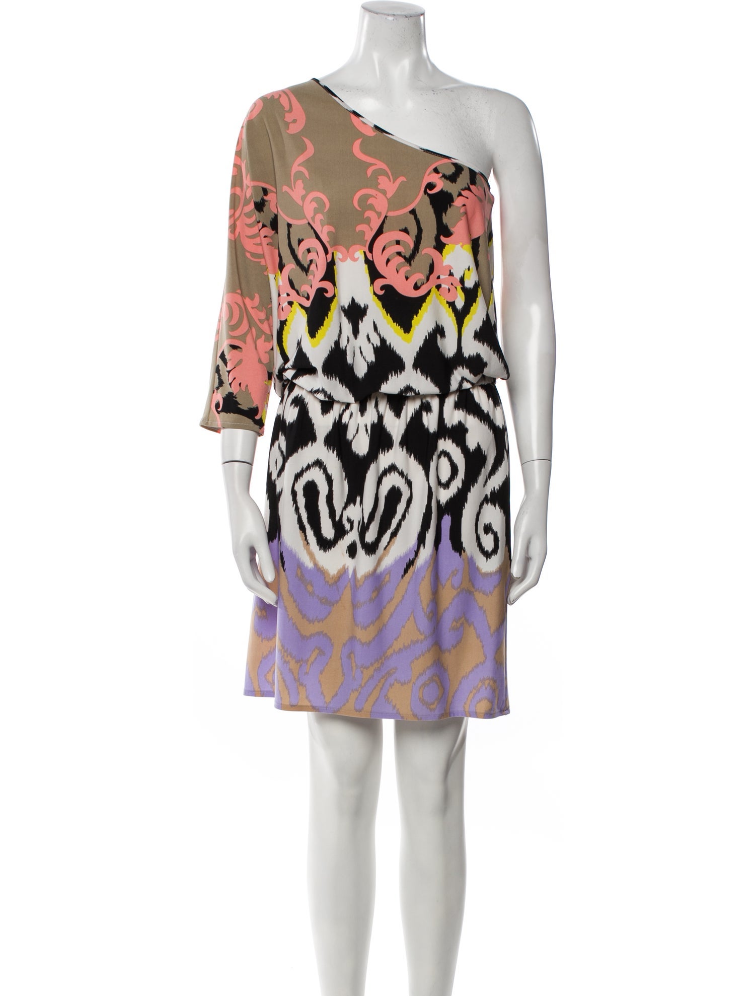 Tibi Printed Knee-Length Dress