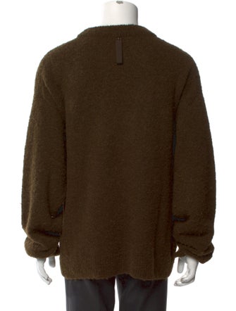 Tibi Alpaca Crew Neck Pullover