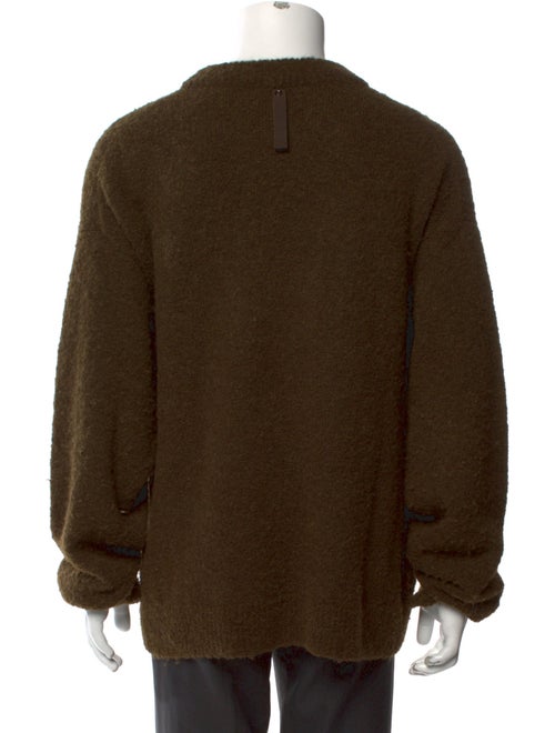 Tibi Alpaca Crew Neck Pullover