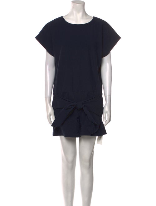 Tibi Scoop Neck Romper